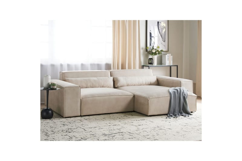Hörnsoffa Hellnar Beige, Vänstervänd - Beige, Vänstervänd - Möbler - Soffa - Soffgrupp