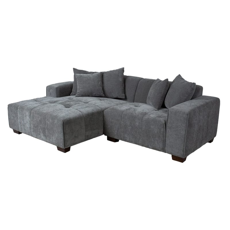 Hörnsoffa Hjelor Vänster - Grå - Möbler - Soffa - Divansoffor & schäslongsoffa