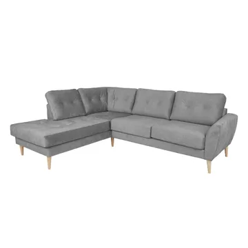 Hörnsoffa Ivarby Vänster - grå - Möbler - Soffa - Hörnsoffa