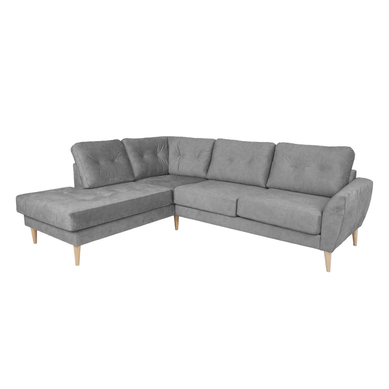 Hörnsoffa Ivarby Vänster - grå - Möbler - Soffa - Hörnsoffa
