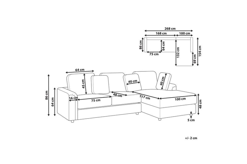 Hörnsoffa Kohlo Vänstervänd - Vänstervänd - Möbler - Soffa - Soffgrupp