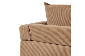Hörnsoffa Lunner Brun, Svart - Brun, Svart - Möbler - Soffa - Soffgrupp
