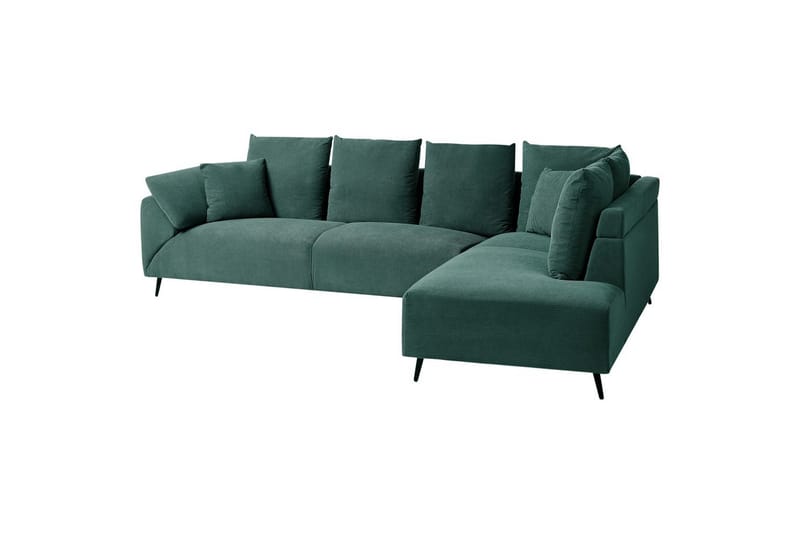 Hörnsoffa Lunner Grön, Svart - Grön, Svart - Möbler - Soffa - Soffgrupp