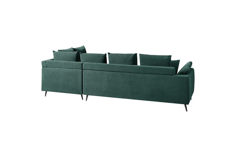 Hörnsoffa Lunner Grön, Svart - Grön, Svart - Möbler - Soffa - Soffgrupp