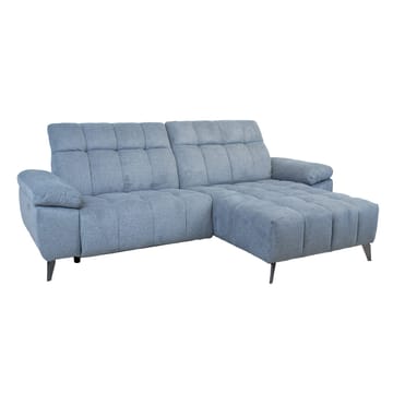 Hörnsoffa Luzern elektrisk recliner Högerhörn - blågrå - Möbler - Soffa - Biosoffa & reclinersoffa