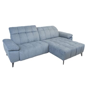 Hörnsoffa Luzern elektrisk recliner Högerhörn - blågrå - Möbler - Soffa - Biosoffa & reclinersoffa