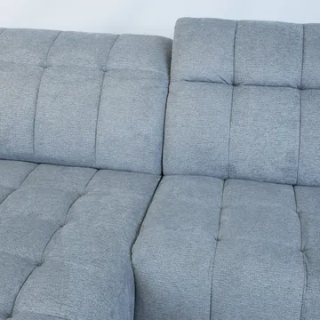 Hörnsoffa Luzern elektrisk recliner Vänsterhörn - blågrå - Möbler - Soffa - Biosoffa & reclinersoffa