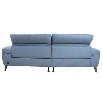 Hörnsoffa Luzern elektrisk recliner Vänsterhörn - blågrå - Möbler - Soffa - Biosoffa & reclinersoffa