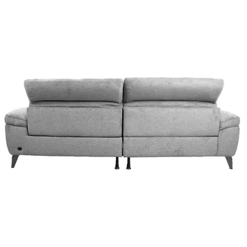 Hörnsoffa Luzern elektrisk recliner Vänsterhörn - ljusgrå - Möbler - Soffa - Biosoffa & reclinersoffa
