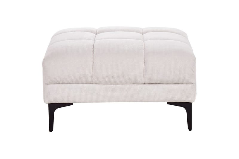Hörnsoffa med fotpall Alnes Off-white /Svart, Högervänd - Off-white /Svart, Högervänd - Möbler - Soffa - Soffgrupp