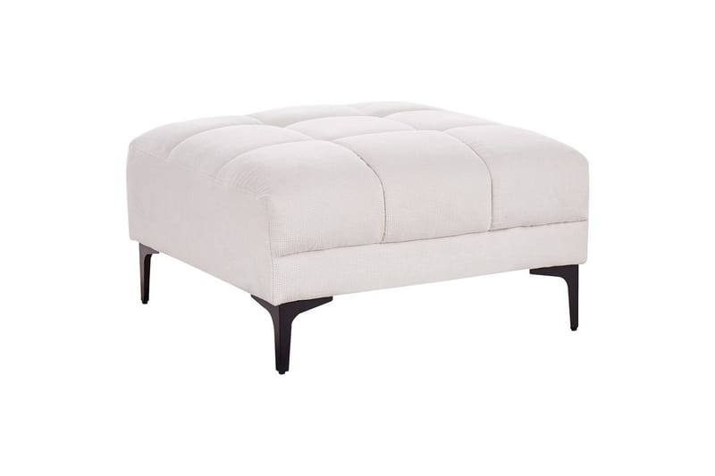 Hörnsoffa med fotpall Alnes Off-white /Svart, Högervänd - Off-white /Svart, Högervänd - Möbler - Soffa - Soffgrupp