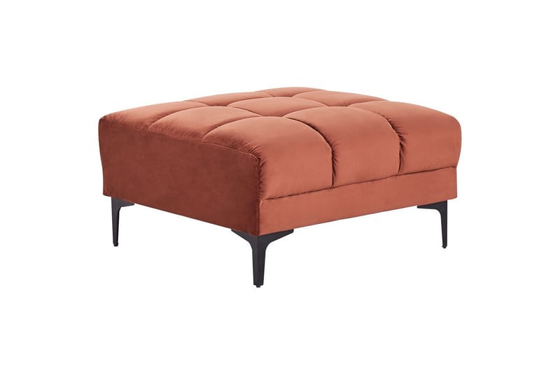 Hörnsoffa med fotpall Alnes Röd/Svart, Symmetrisk - Röd/Svart, Symmetrisk - Möbler - Soffa - Soffgrupp