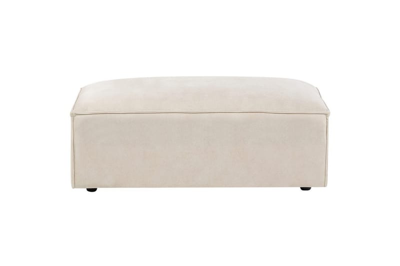 Hörnsoffa med fotpall Hellnar Beige, Vänstervänd - Beige, Vänstervänd - Möbler - Soffa - Divansoffor & schäslongsoffa