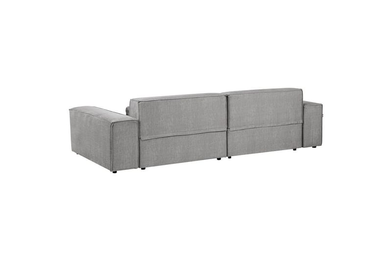 Hörnsoffa med fotpall Hellnar Grå, Vänstervänd - Grå, Vänstervänd - Möbler - Soffa - Divansoffor & schäslongsoffa
