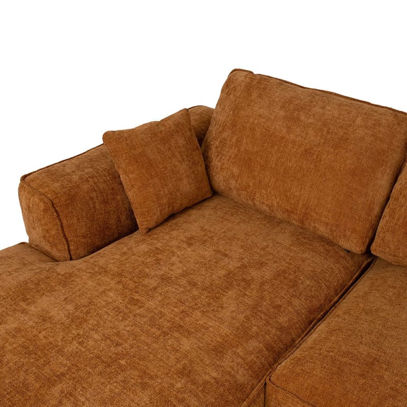 Hörnsoffa Monar Vänster - brun - Möbler - Soffa - Hörnsoffa