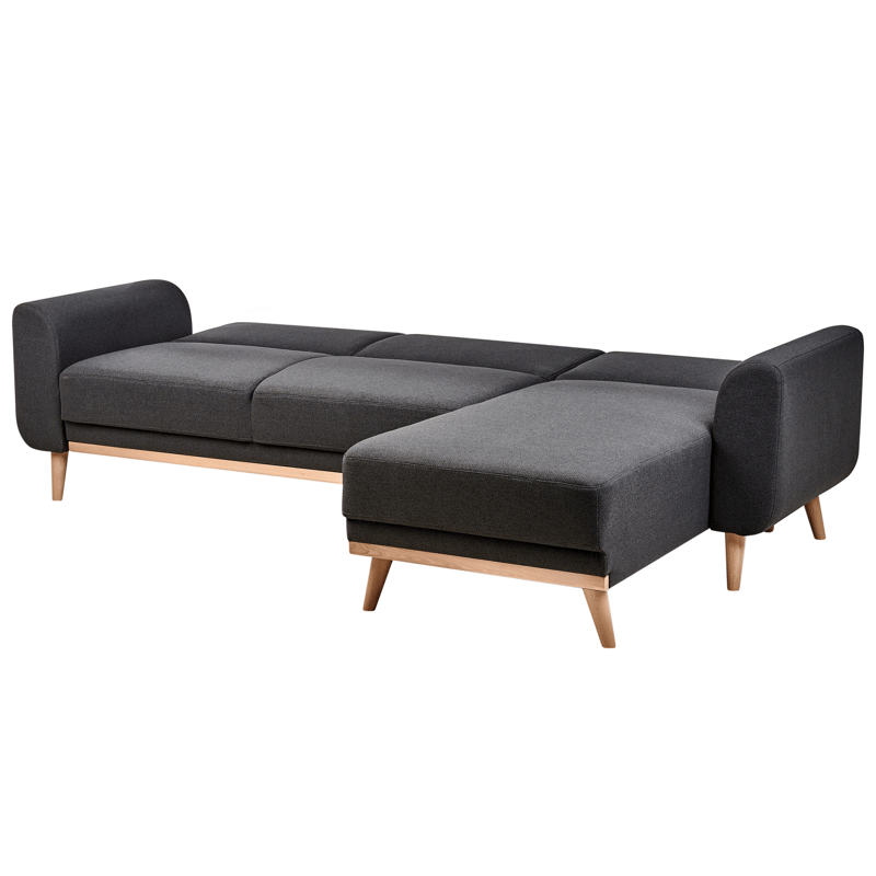 Hörnsoffa Ollsta Vänstervänd - Svart - Möbler - Soffa - Bäddsoffa