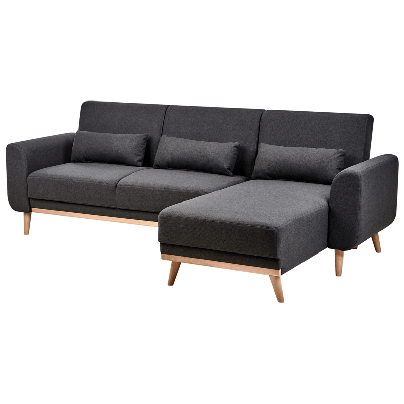 Hörnsoffa Ollsta Vänstervänd - Svart - Möbler - Soffa - Bäddsoffa