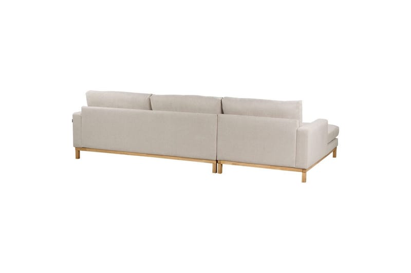 Hörnsoffa Siggard Beige, ljust trä - Beige, ljust trä - Möbler - Soffa - Soffgrupp