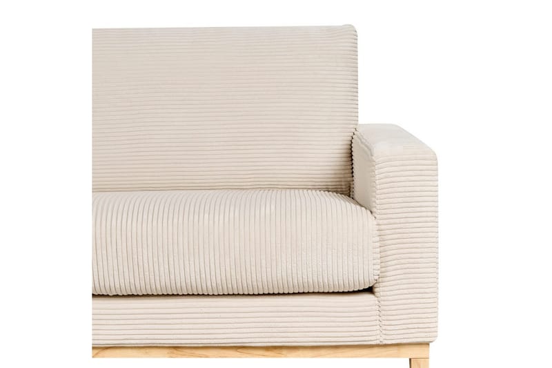 Hörnsoffa Siggard Ljusbeige, ljust trä - Ljusbeige, ljust trä - Möbler - Soffa - Soffgrupp