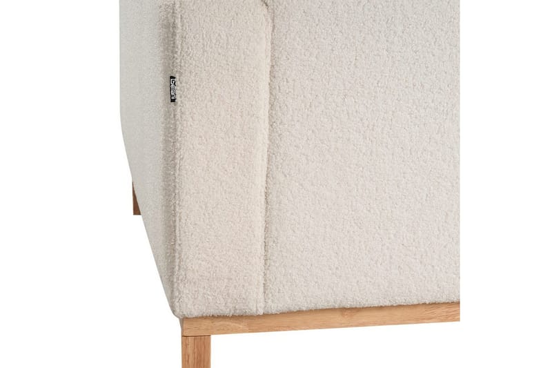 Hörnsoffa Siggard Vit, ljust trä - Vit, ljust trä - Möbler - Soffa - Soffgrupp