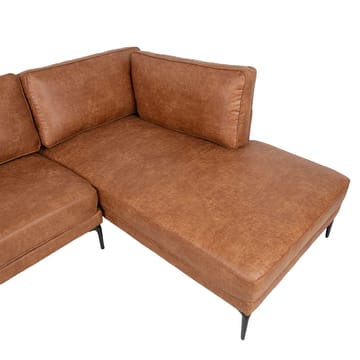 Hörnsoffa Sofia Brun Högerhörn - brun - Möbler - Soffa - Hörnsoffa