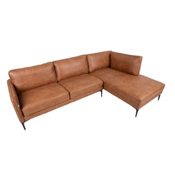 Hörnsoffa Sofia Brun Högerhörn - brun - Möbler - Soffa - Hörnsoffa