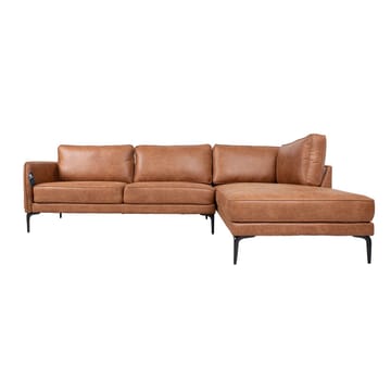 Hörnsoffa Sofia Brun Högerhörn - brun - Möbler - Soffa - Hörnsoffa