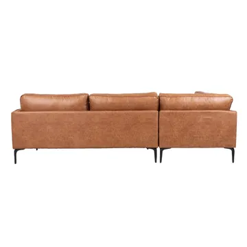 Hörnsoffa Sofia Brun Vänsterhörn - brun - Möbler - Soffa - Skinnsoffor