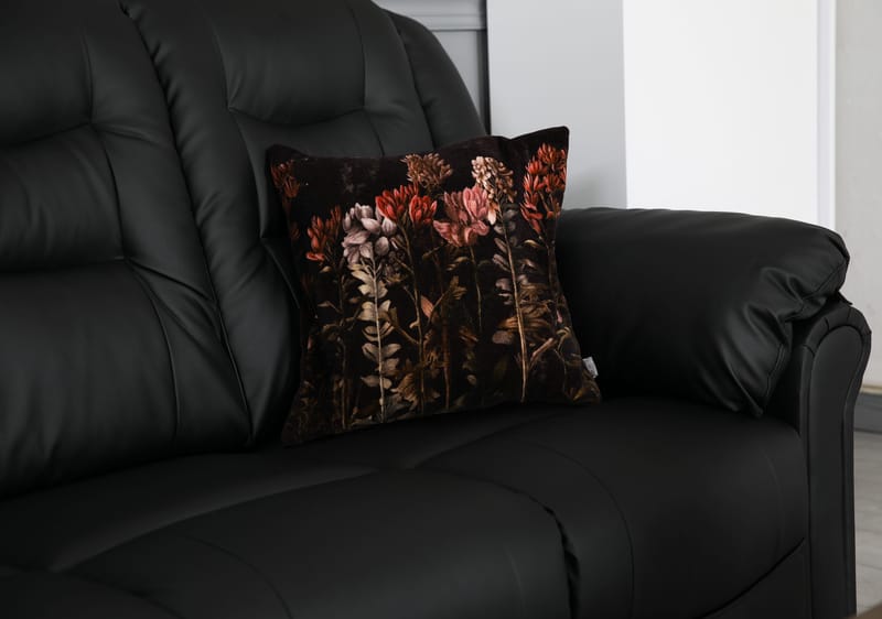 Hörnsoffa svart konstläder 5-sits - Peking - Svart - Möbler - Soffa - Hörnsoffa