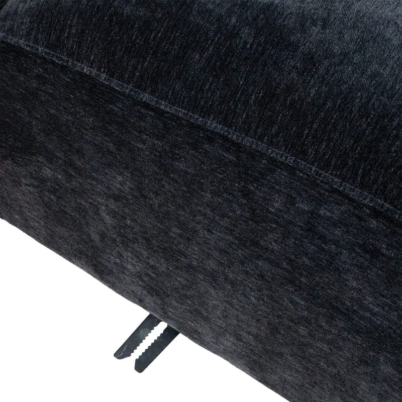 Hörnsoffa/ottoman Denvi - mörkblå - Möbler - Soffa - Hörnsoffa