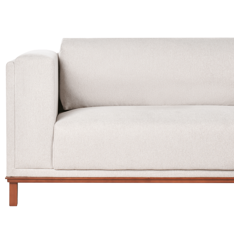 4-sits soffa Veng - Ljusbrun - Möbler - Soffa - Divansoffor & schäslongsoffa - 4 sits soffa med divan