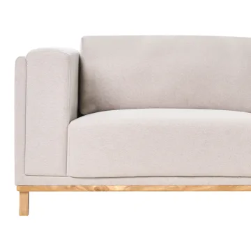 5-sits soffa Veng - Ljusbrun - Möbler - Soffa - Divansoffor & schäslongsoffa - 4 sits soffa med divan