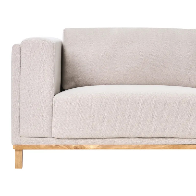 5-sits soffa Veng - Ljusbrun - Möbler - Soffa - Divansoffor & schäslongsoffa - 4 sits soffa med divan