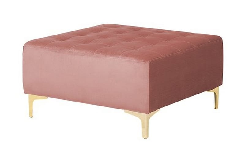 Aberdeen Hörnbäddsoffa med Fotpall - Rosa - Möbler - Soffa - Bäddsoffa