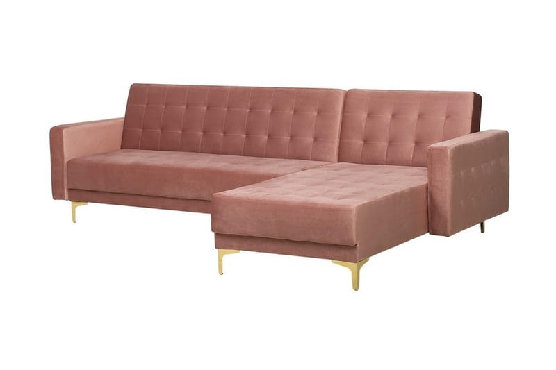 Aberdeen Hörnbäddsoffa - Rosa - Möbler - Soffa - Bäddsoffa - Bäddsoffa divan