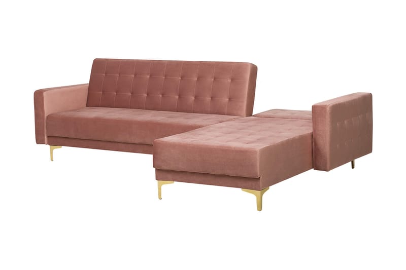 Aberdeen Hörnbäddsoffa - Rosa - Möbler - Soffa - Bäddsoffa - Bäddsoffa divan