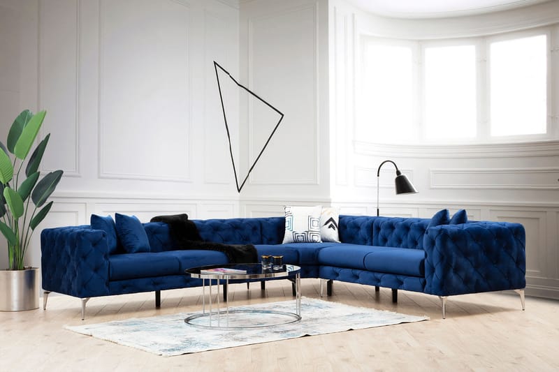 Beachport Hörnsoffa 6-sits - Blå - Möbler - Soffa - Hörnsoffa