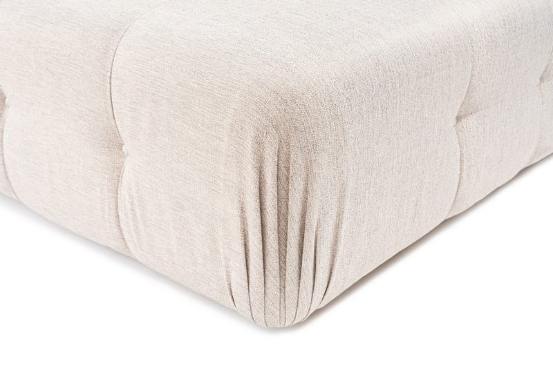 Belgin Bubblig Hörnsoffa 3-sits med utfällbara armstöd och ryggstöd - Ljusbrun - Möbler - Soffa - Divansoffor & schäslongsoffa