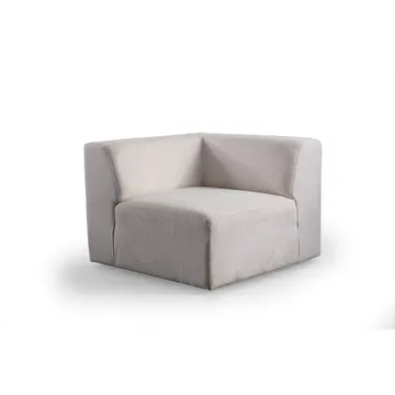 Branorin 6-sits Hörnsoffa med Divan - Krämvit - Möbler - Soffa - Hörnsoffa