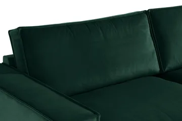 Cloudia Hörnsoffa Large Sammet - Grön - Möbler - Soffa - Hörnsoffa
