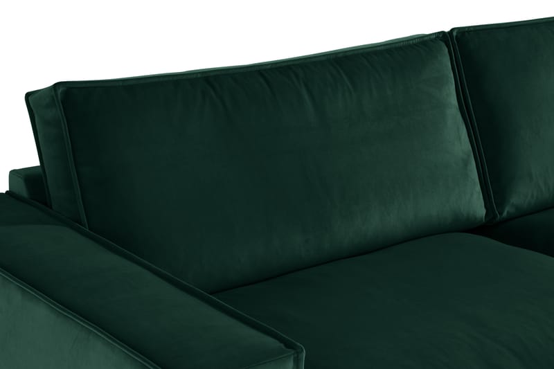 Cloudia Hörnsoffa Large Sammet - Grön - Möbler - Soffa - Hörnsoffa