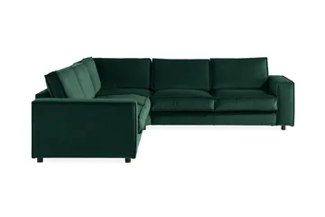 Cloudia Hörnsoffa Sammet - Grön - Möbler - Soffa - Hörnsoffa