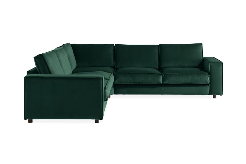 Cloudia Hörnsoffa Sammet - Grön - Möbler - Soffa - Hörnsoffa