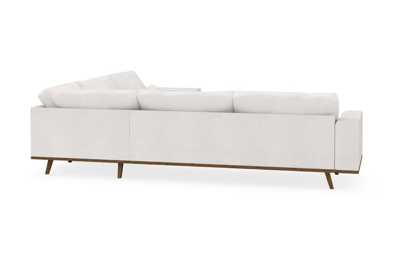 Copenhagen 6-sits L-formad Hörnsoffa i Bouclé - Vit - Möbler - Soffa - Hörnsoffa