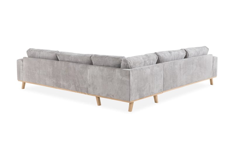 Copenhagen 6-sits L-formad Hörnsoffa i Manchester - Ljusgrå - Möbler - Soffa - Hörnsoffa