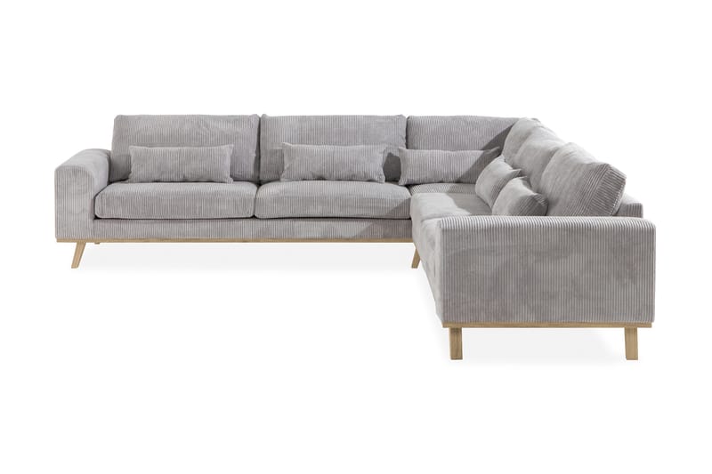 Copenhagen 6-sits L-formad Hörnsoffa i Manchester - Ljusgrå - Möbler - Soffa - Hörnsoffa