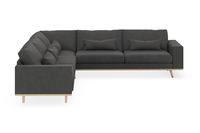 Copenhagen 6-sits L-formad Hörnsoffa i Manchester - Mörkgrå - Möbler - Soffa - Hörnsoffa