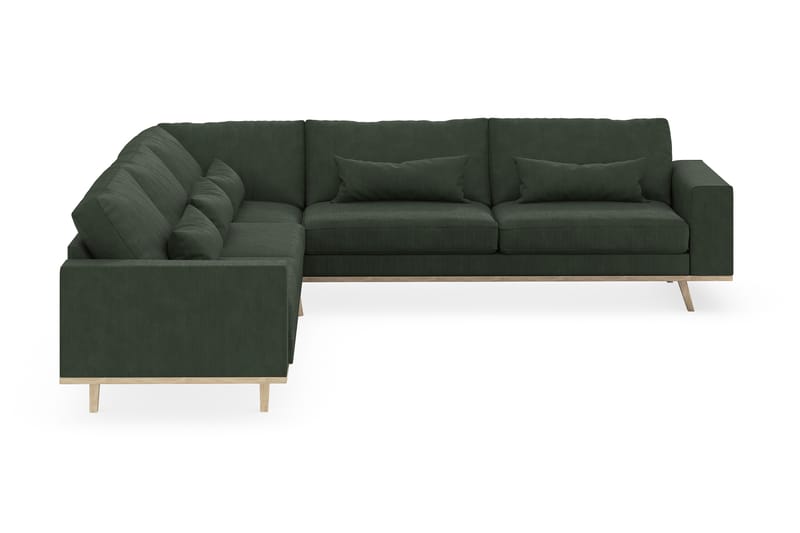 Copenhagen 6-sits L-formad Hörnsoffa i Manchester - Mörkgrön - Möbler - Soffa - Hörnsoffa