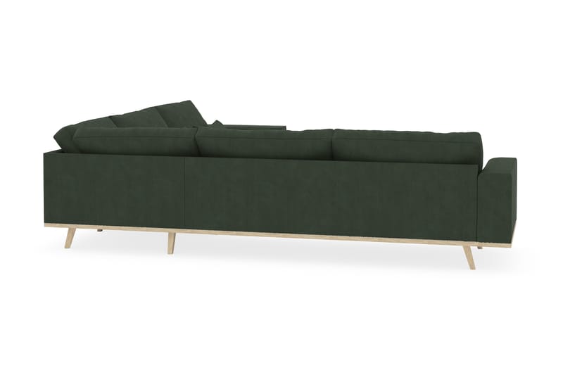 Copenhagen 6-sits L-formad Hörnsoffa i Manchester - Mörkgrön - Möbler - Soffa - Hörnsoffa