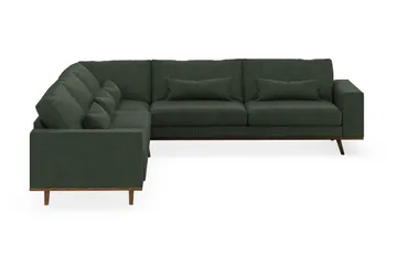 Copenhagen 6-sits L-formad Hörnsoffa i Manchester - Mörkgrön - Möbler - Soffa - Hörnsoffa